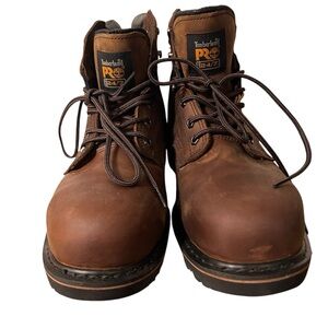 Timberland PRO Men's Dark Brown Leather Boots